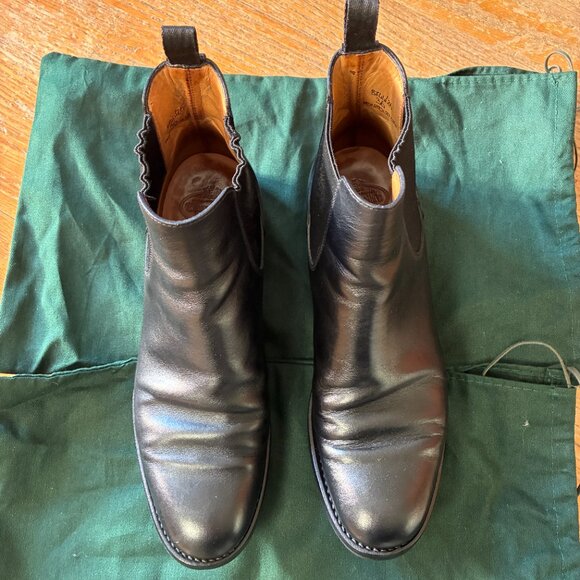 Church's Monmouth Calf Leather Chelsea Ankle Boots Black in Size 6 36 - Picture 4 of 8
